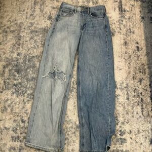 American eagle outfitters, wide leg jeans, 2 different colors, size 00 zero